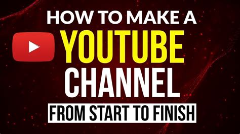 step to create YouTube channel